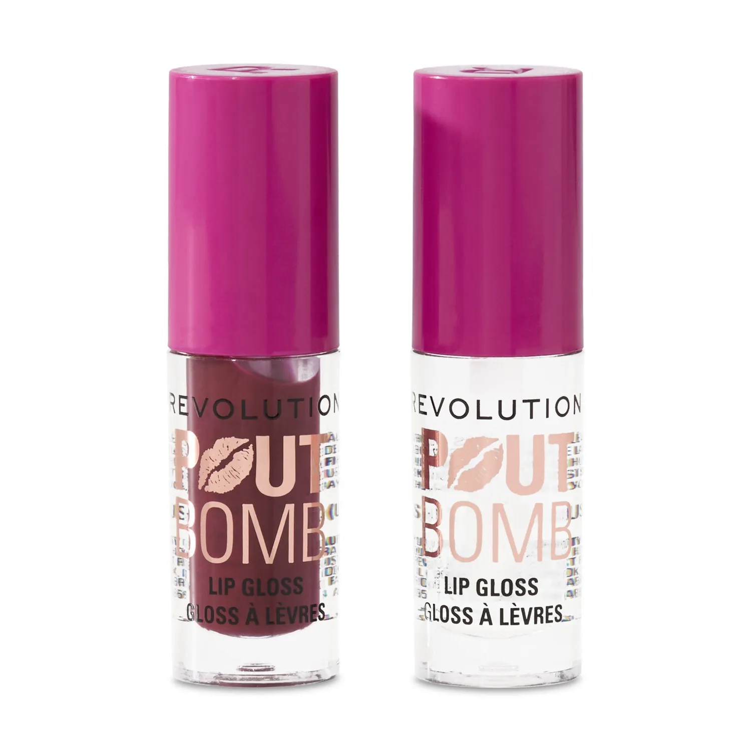 Revolution Pout Bomb coffret mini gloss lèvres repulpant brillant
