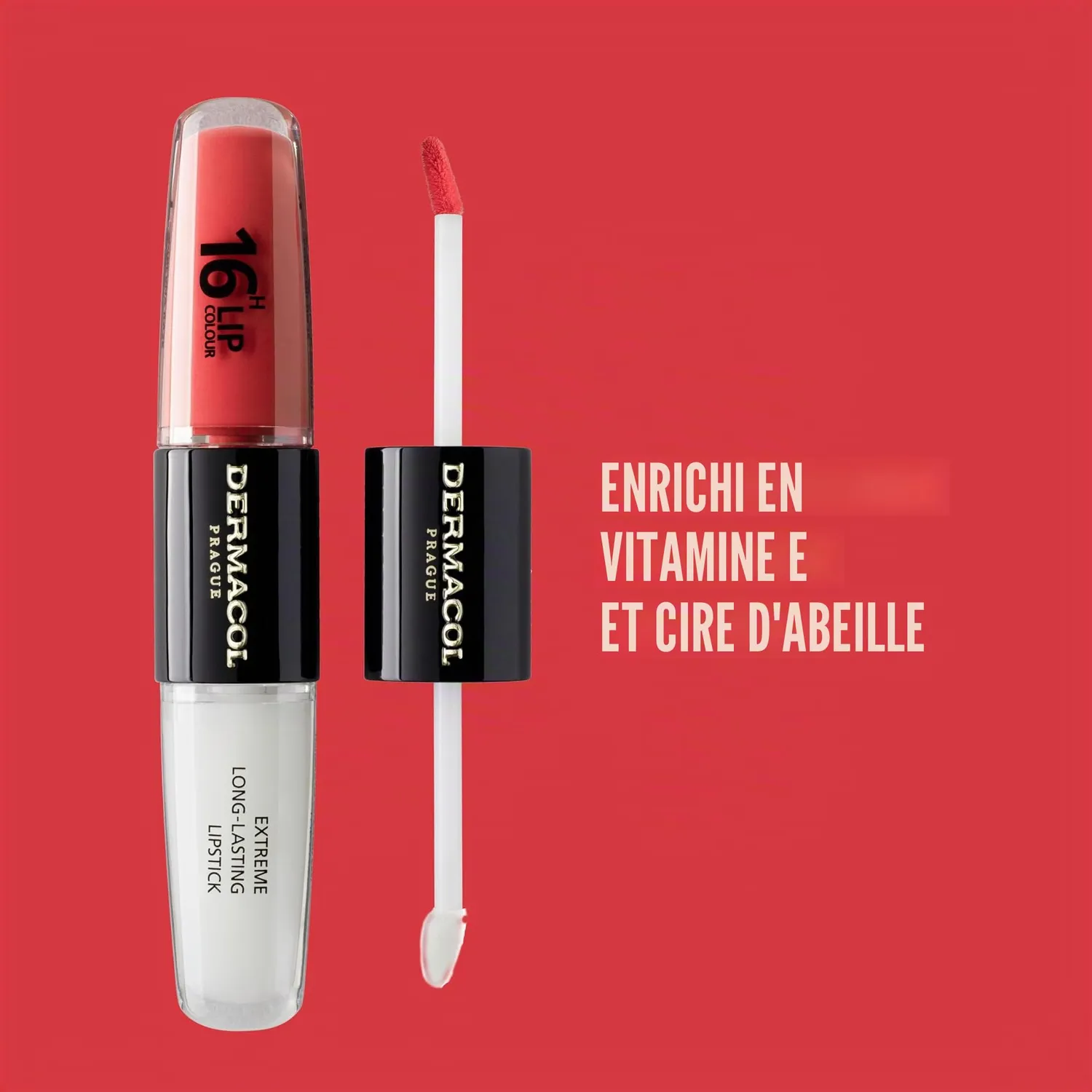 Dermacol 16H Lip Colour rouge à lèvres Coral Bliss 4 ml tenue 16h