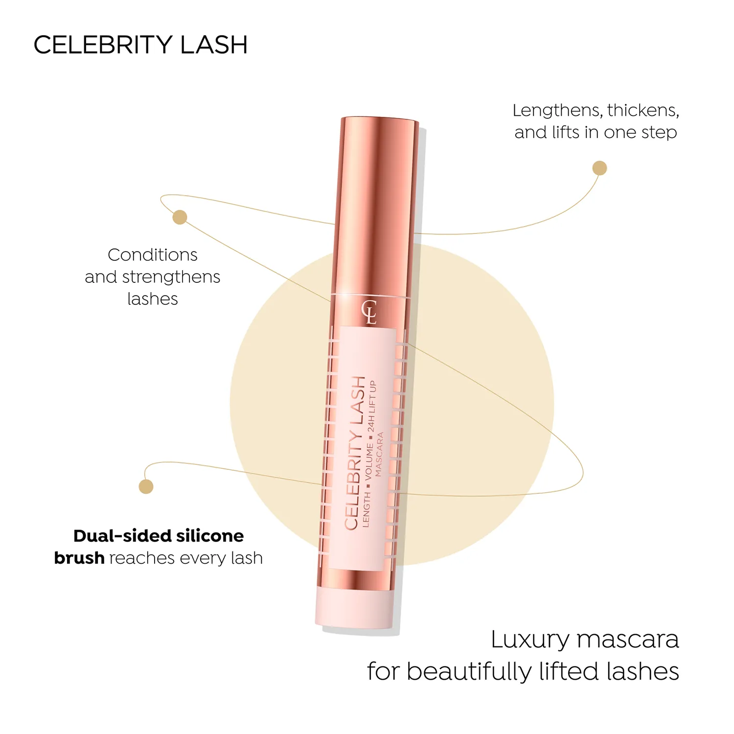 Christian Laurent Celebrity Lash mascara volume longueur noir