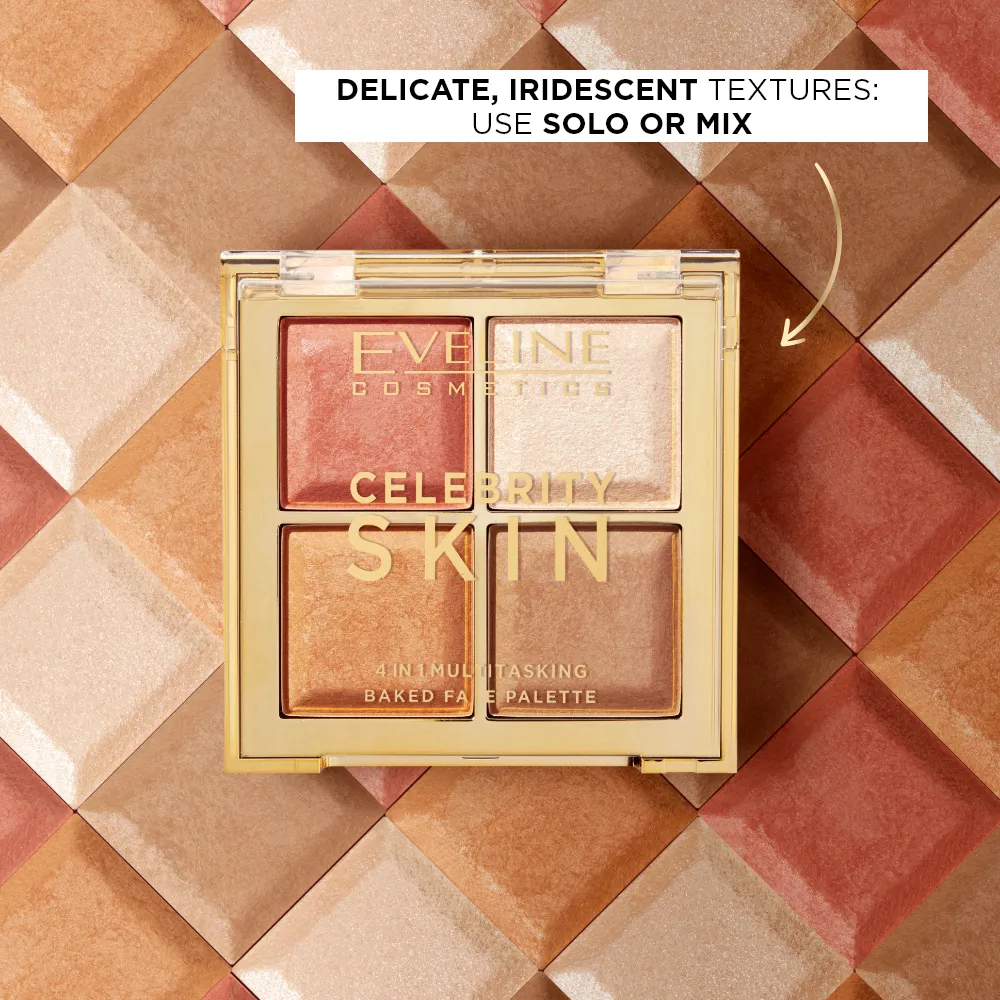 Eveline Celebrity palette contouring 3-en-1 satinée