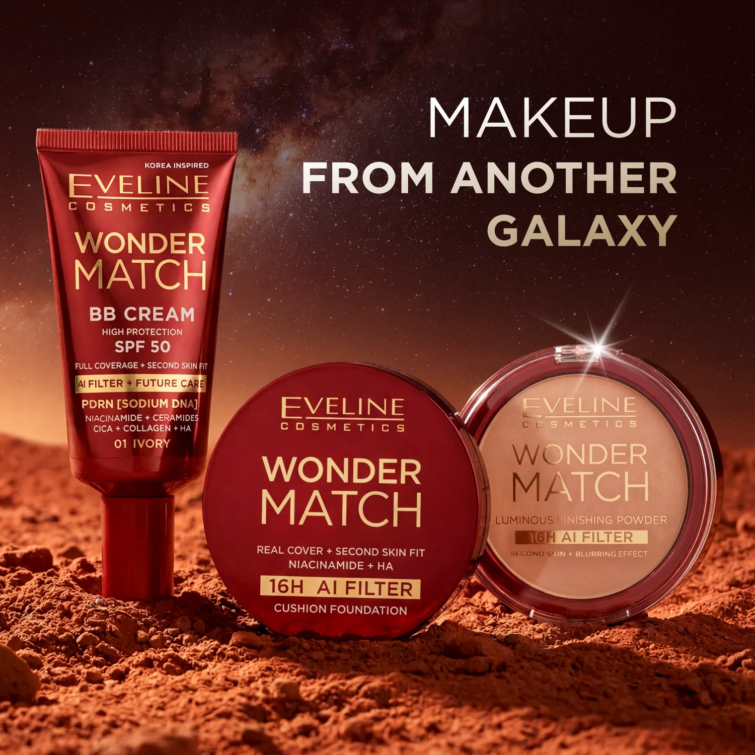 Eveline Wonder Match BB Crème SPF50 Teinte Moyenne Satinée