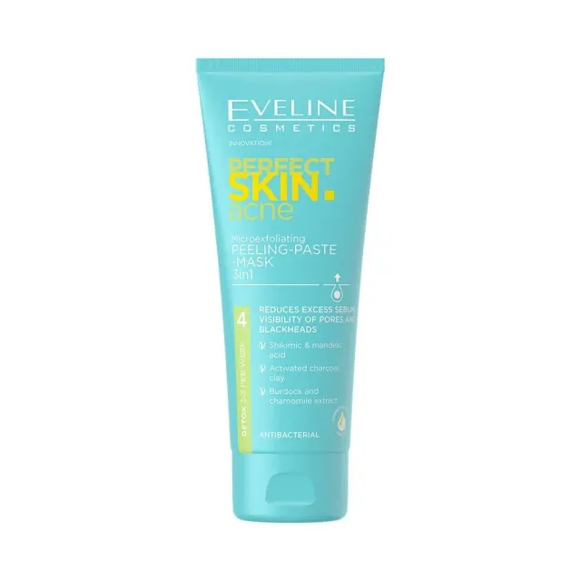 Eveline Perfect Skin Acne masque peeling 3 en 1 purifiant