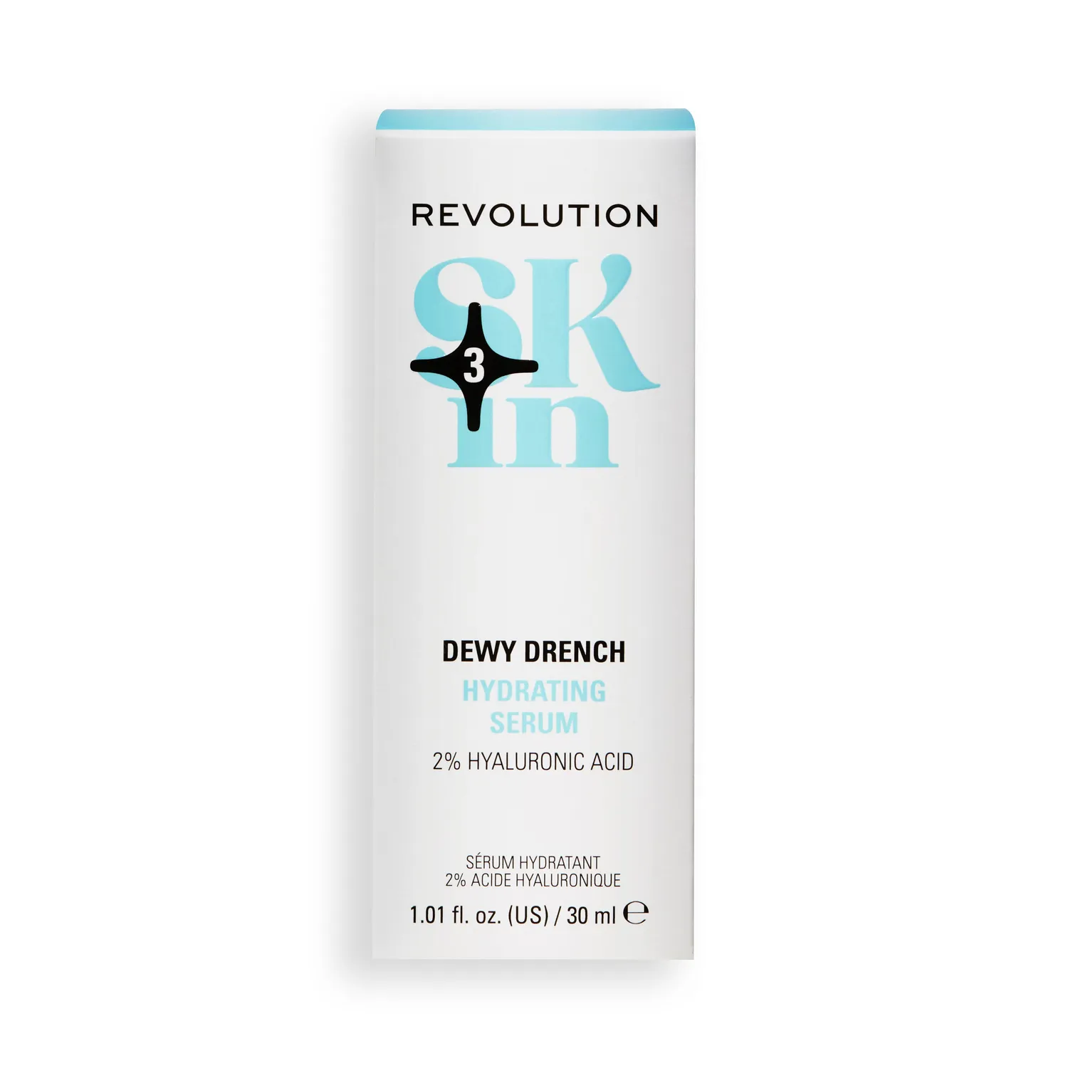 Revolution Skin Dewy Drench sérum 2% acide hyaluronique éclat