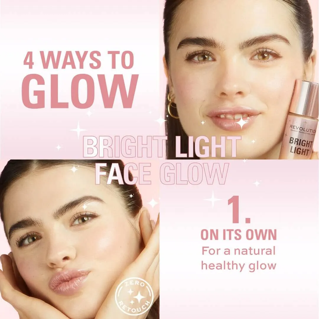 Revolution Bright Light Face Glow fluide éclat naturel