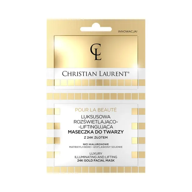 Christian Laurent masque visage or 24 carats liftant