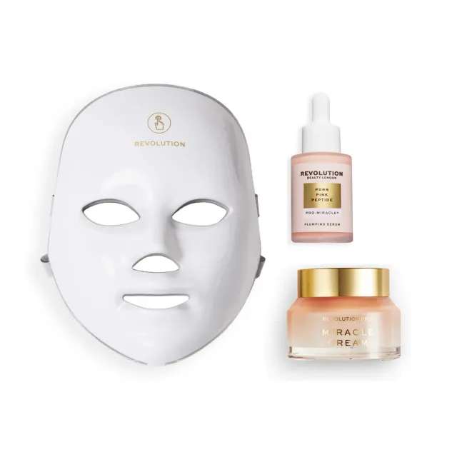 Revolution Skin Reset masque LED visage bundle PDRN
