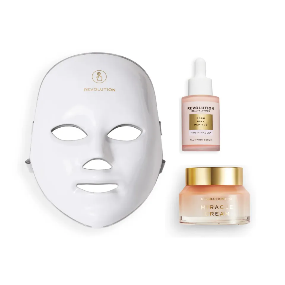 Revolution Skin Reset masque LED visage bundle PDRN