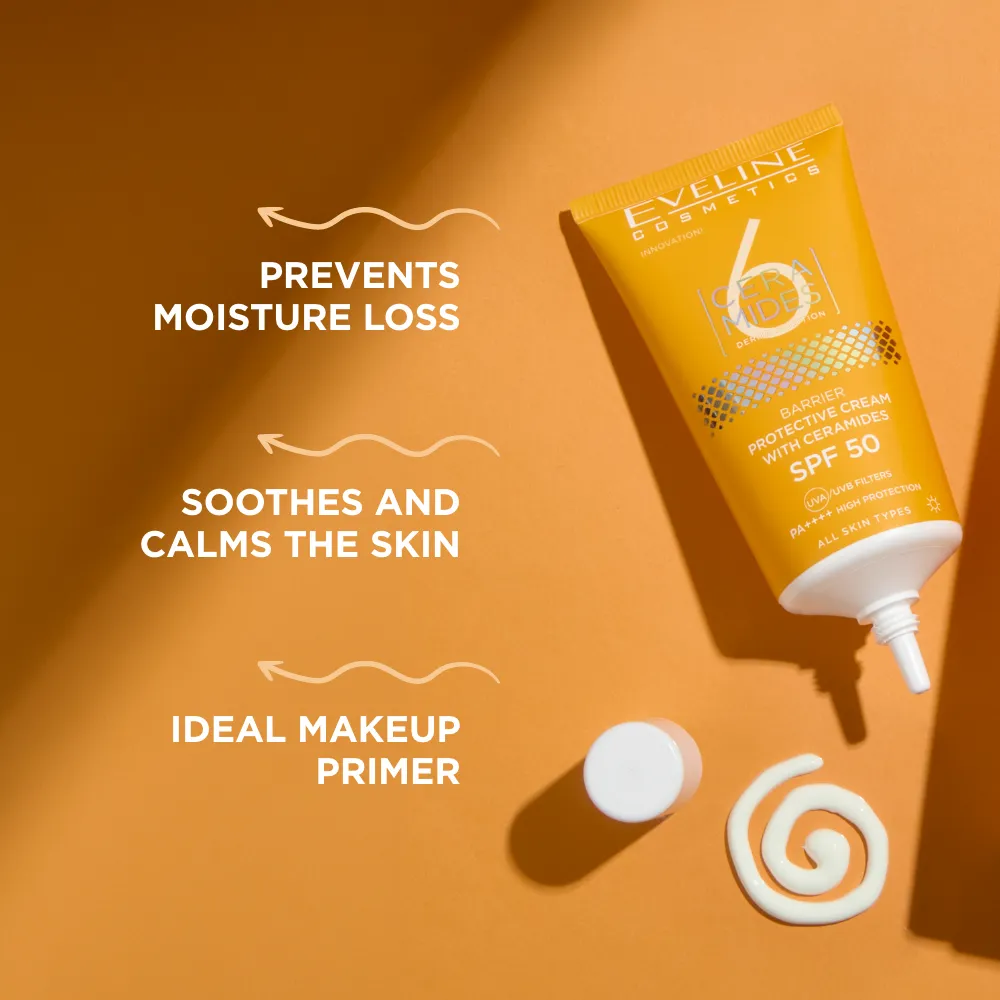 Eveline 6 Ceramides crème barrière SPF50 céramides