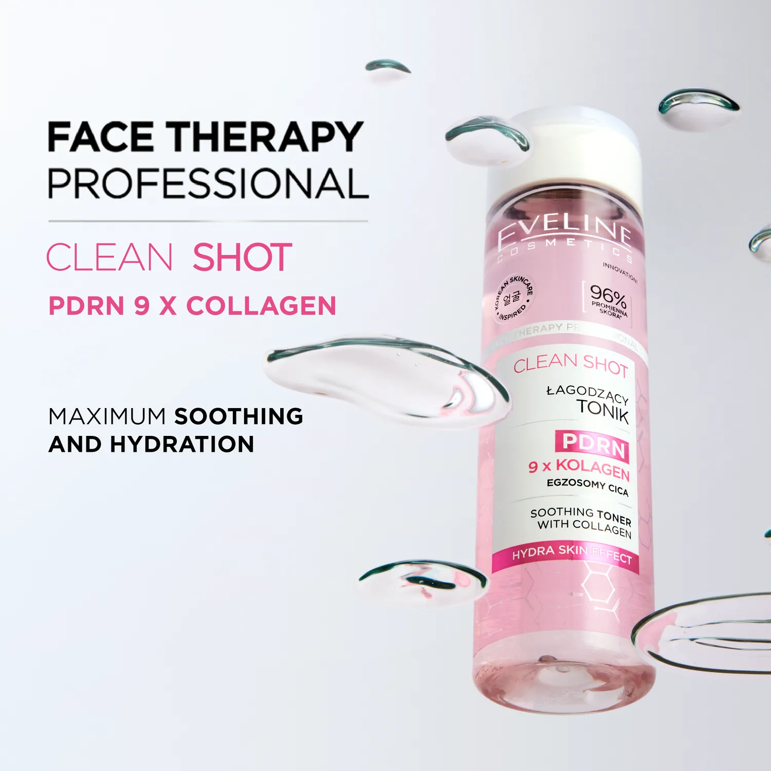 Eveline Cosmetics Face Therapy Professional Clean Shot lotion apaisante