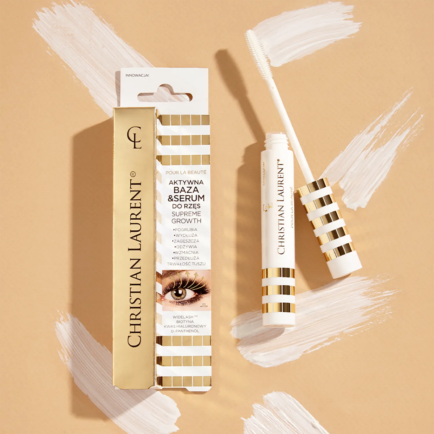 Eveline Christian Laurent base sérum cils Supreme Growth