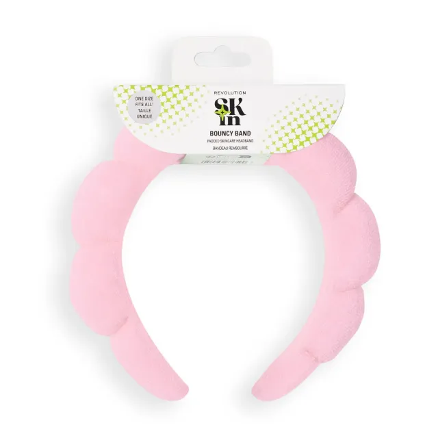 Revolution Skin bandeau cheveux rose matelassé