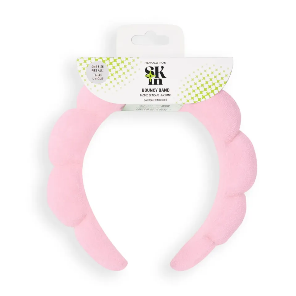 Revolution Skin bandeau cheveux rose matelassé