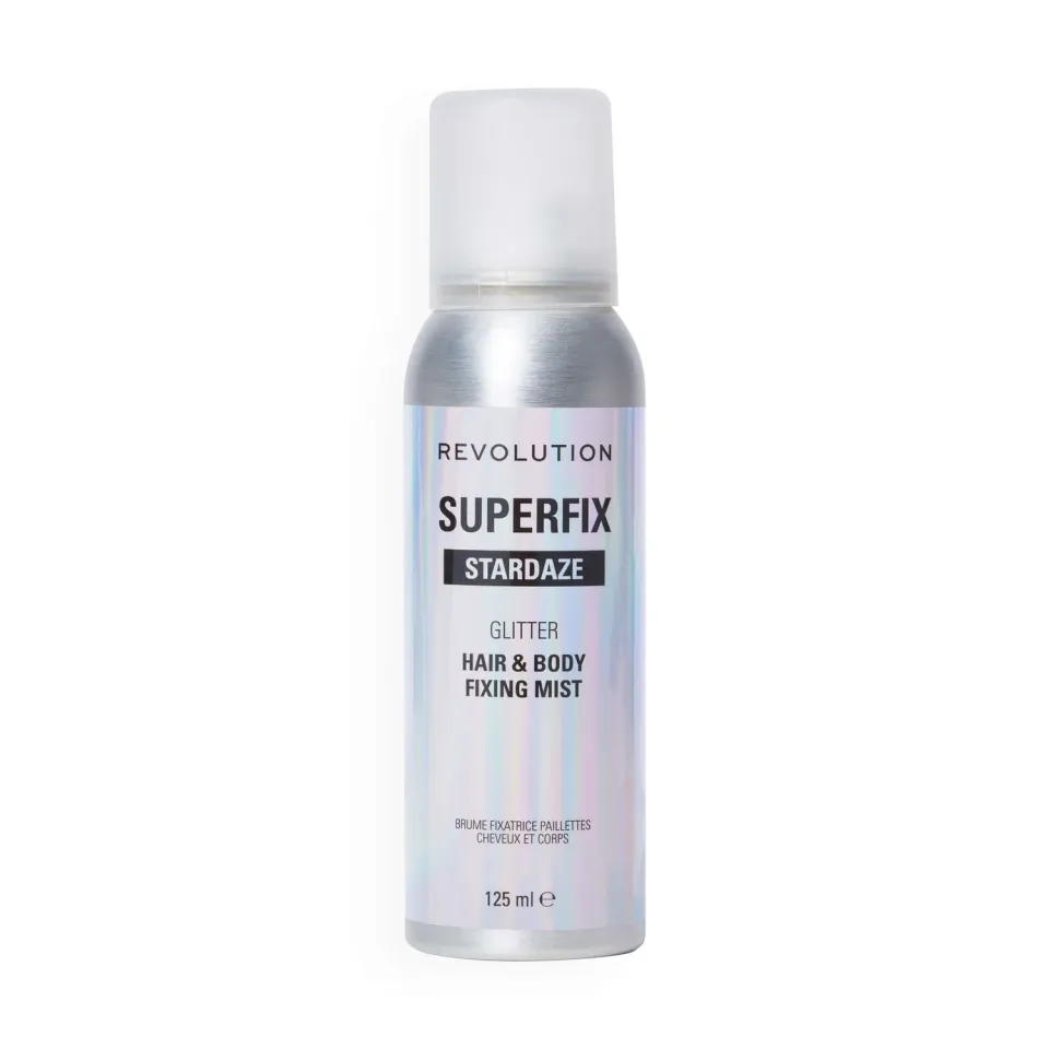 Revolution Superfix Glitter Shine spray paillettes corps cheveux