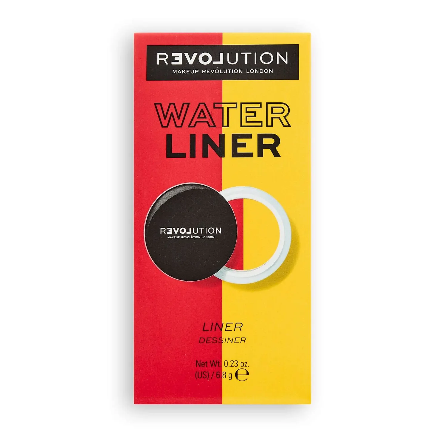Relove Water Activated Liner Double Up eyeliner jaune rouge
