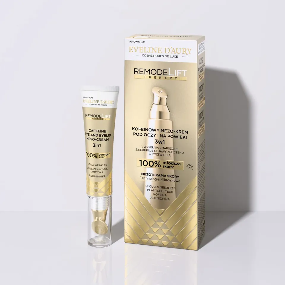 Eveline RemodeLift Therapy Caffeine crème yeux 3en1