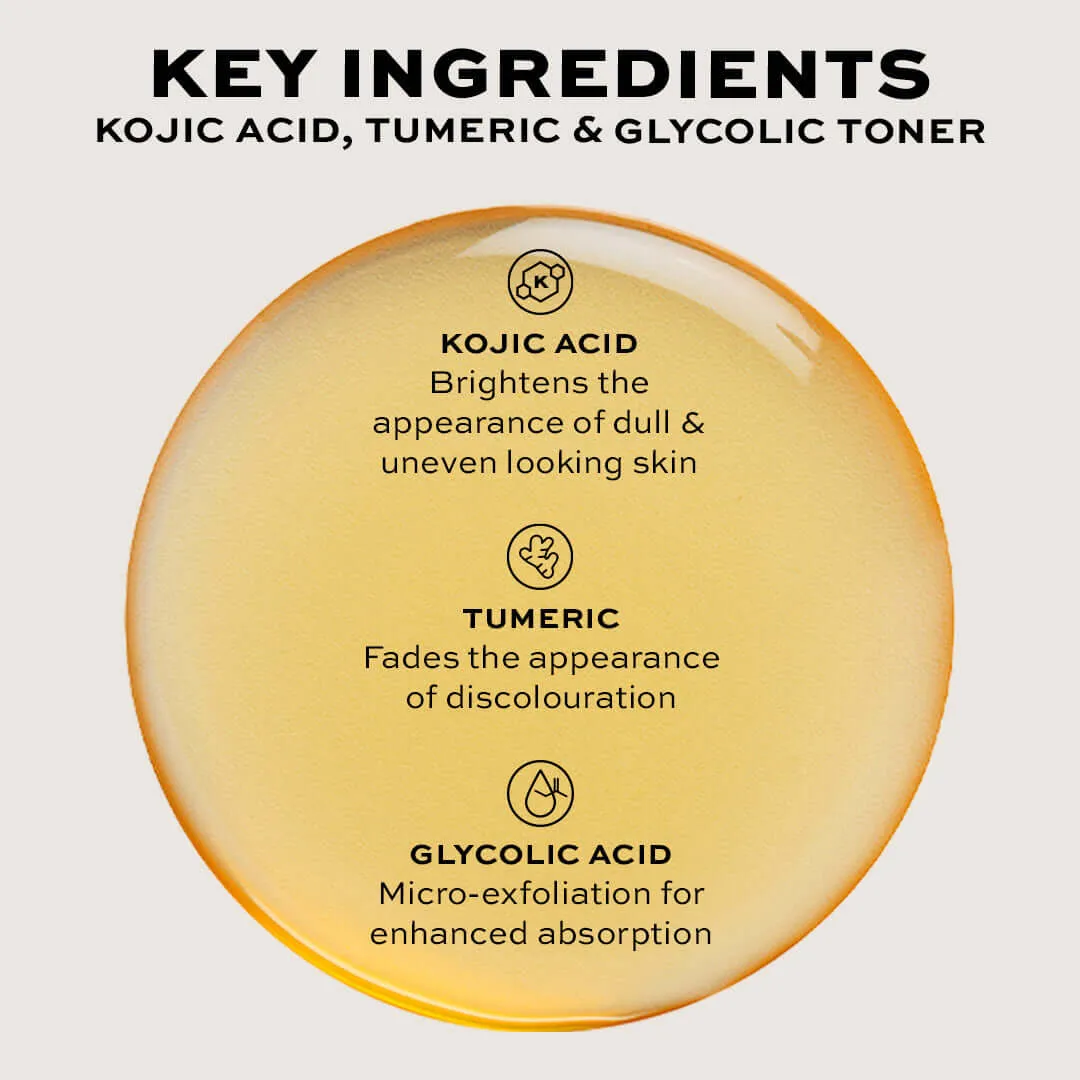 Revolution Pro Miracle lotion éclat kojic curcuma glycolique