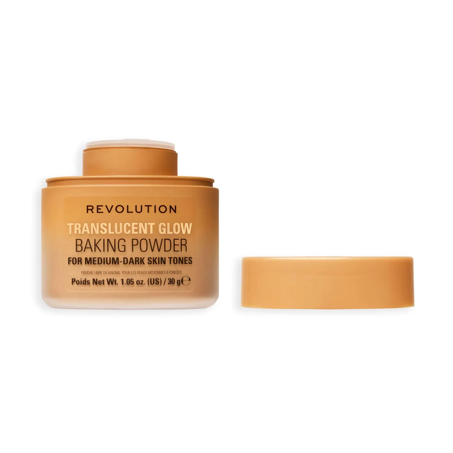 Revolution Translucent Glow Loose Baking Powder poudre Fair to Light éclat
