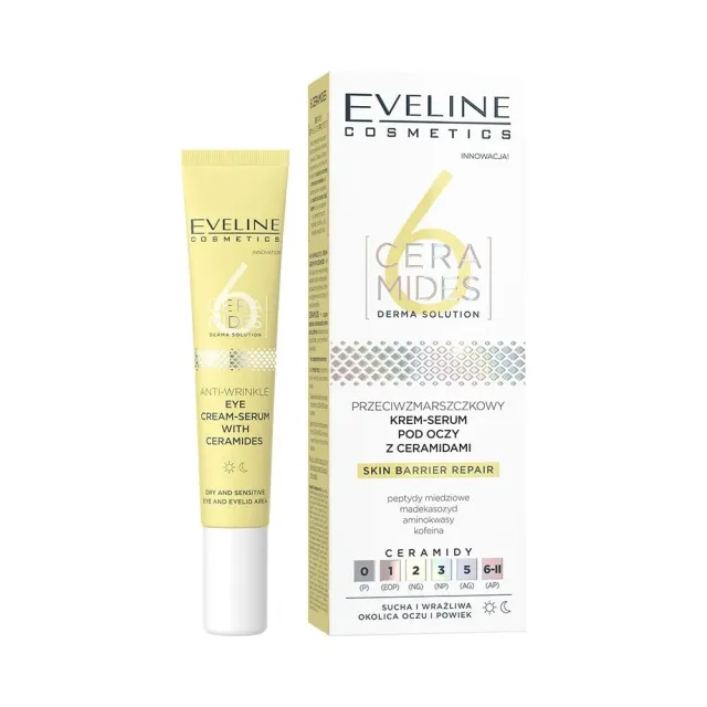 Eveline Cosmetics 6 Ceramides sérum contour des yeux céramides anti-rides