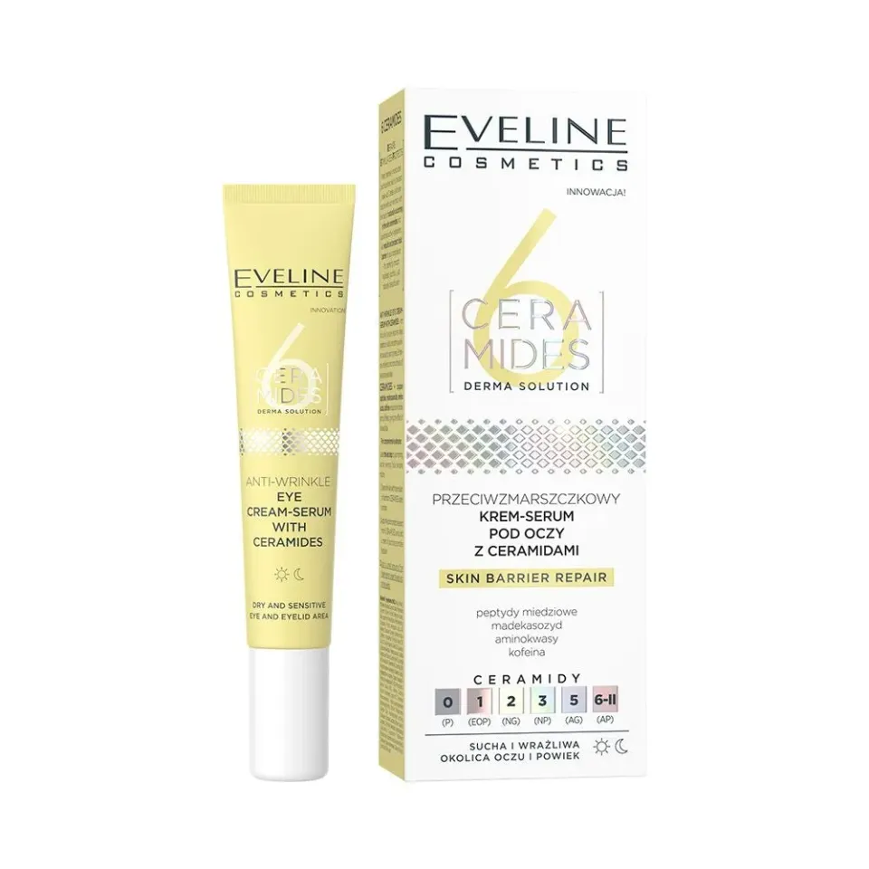 Eveline Cosmetics 6 Ceramides sérum contour des yeux céramides anti-rides