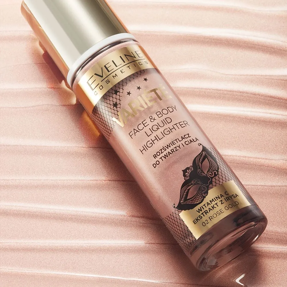 Eveline Variété enlumineur liquide visage corps 01 Champagne Gold