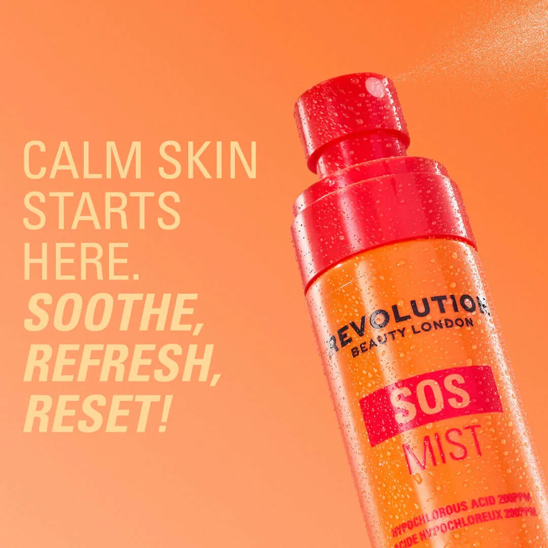 Revolution SOS Barrier Support brume visage acide hypochloreux