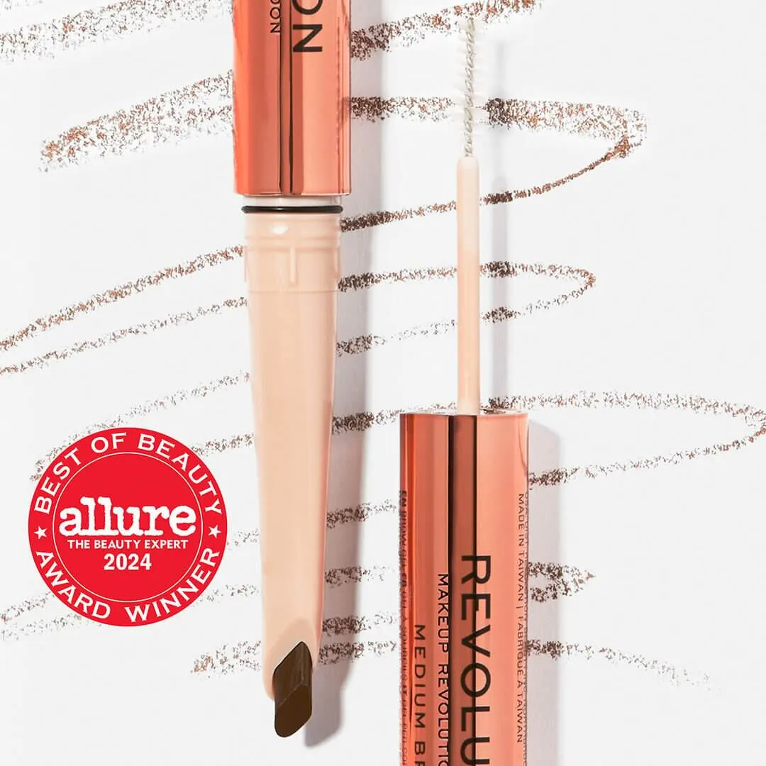 Revolution Fluffy Brow Filter Duo gel sourcils Granite vegan