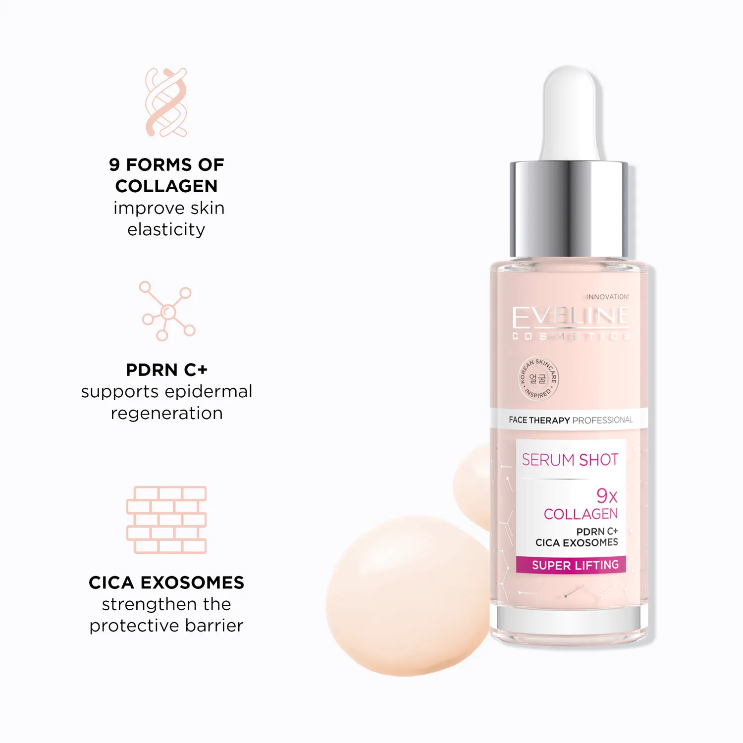 Eveline Cosmetics Serum Shot 9x Collagen sérum liftant