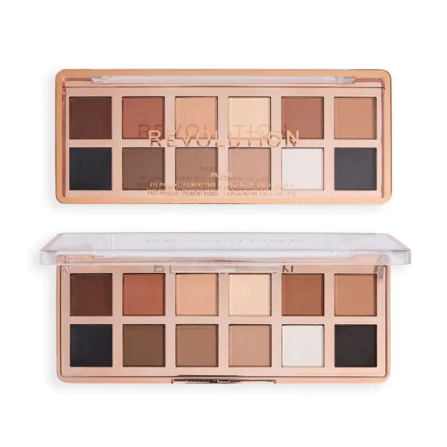 Revolution Master Icon Matte Nudes palette fards nude mat