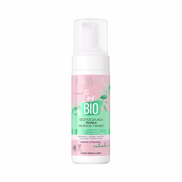 Eveline I'm Bio mousse lavante visage douce