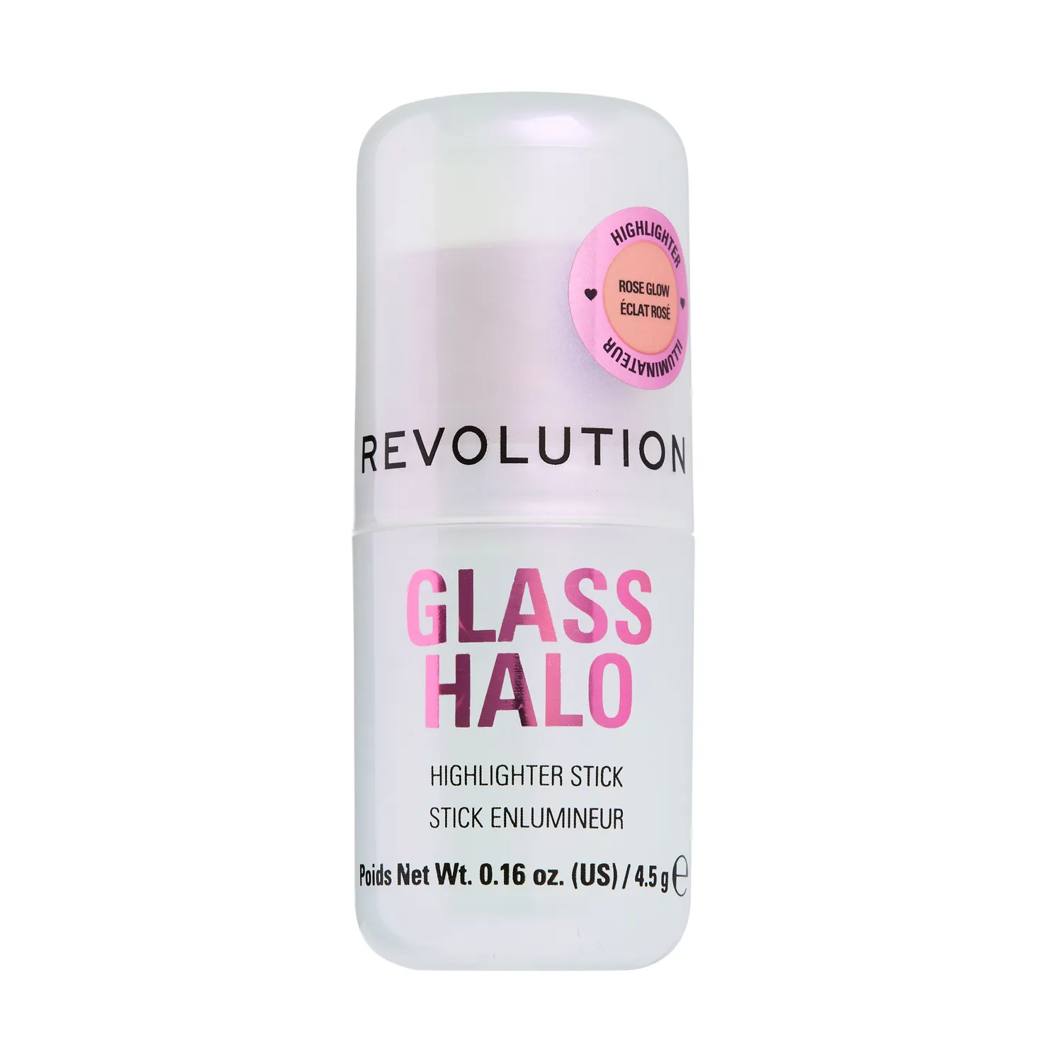 Revolution Glass Halo Clear Glow stick highlighter éclat verre