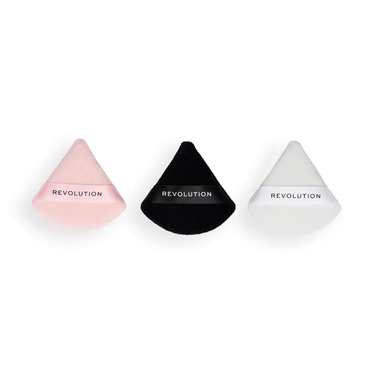 Revolution Soft Focus Powder Puff houppettes poudre x3