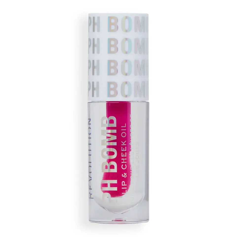 Revolution PH Bomb Universal huile lèvres et joues rose
