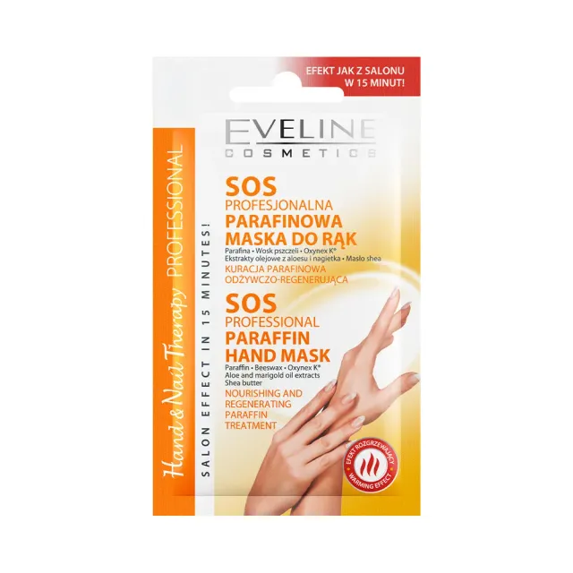 Eveline S.O.S masque mains paraffine nourrissant