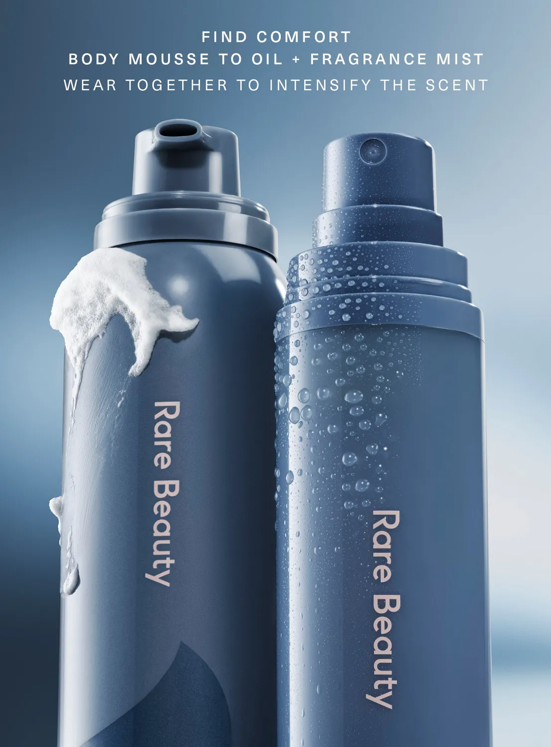 Rare Beauty Find Comfort Hydrating Body Mousse huile corps Feel Seen