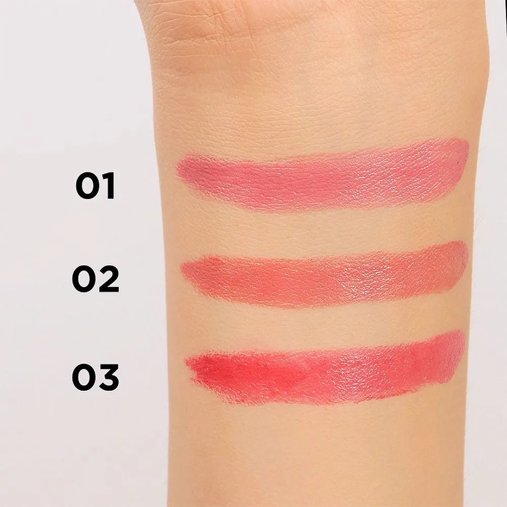 Eveline Cosmetics Flower Garden rouge à lèvres hydratant n°02