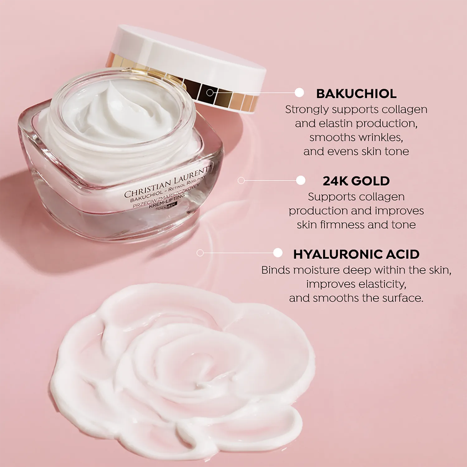 Eveline Christian Laurent Bakuchiol 40+ crème lifting fermeté