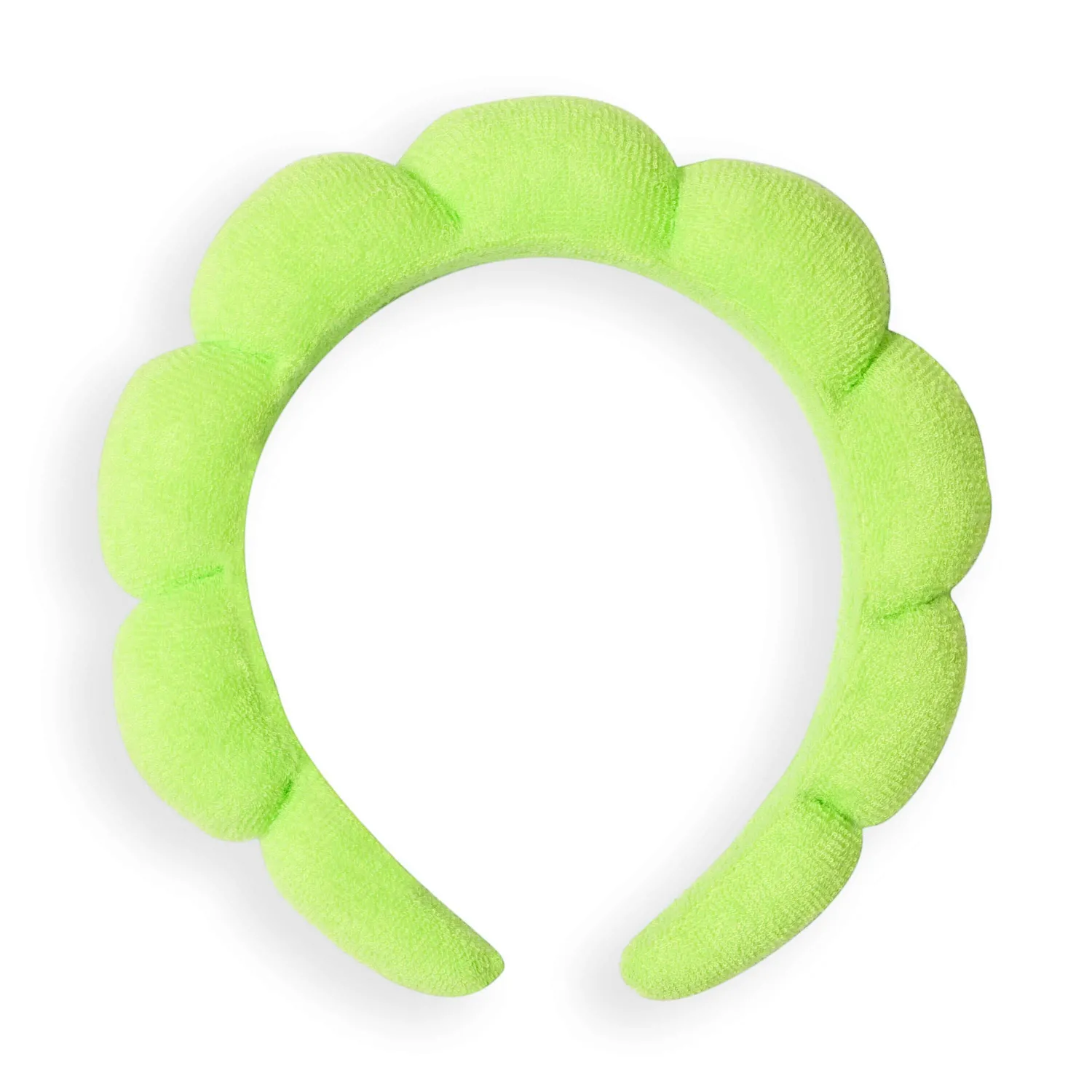 Revolution Skin bandeau vert matelassé soin visage