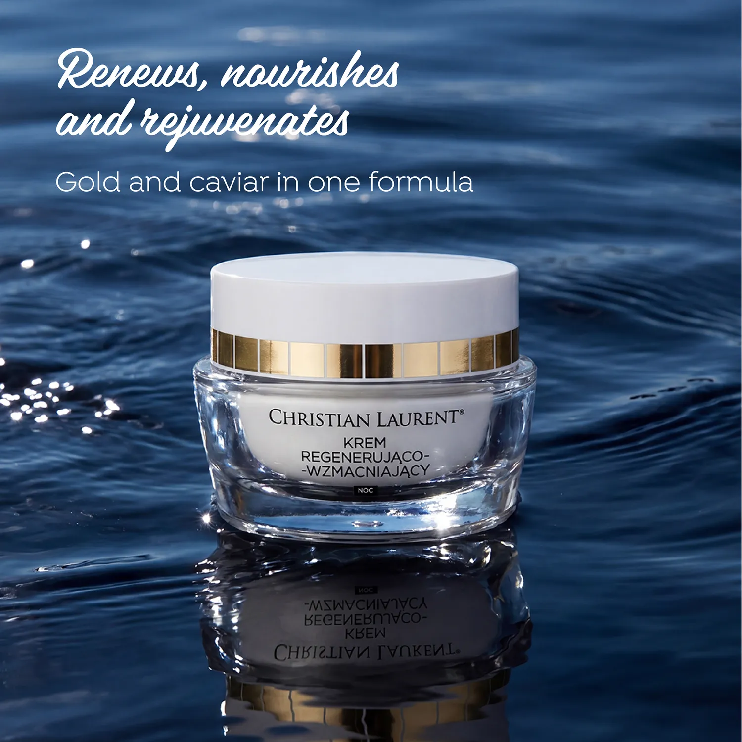 Eveline Cosmetics Christian Laurent crème nuit régénérante raffermissante