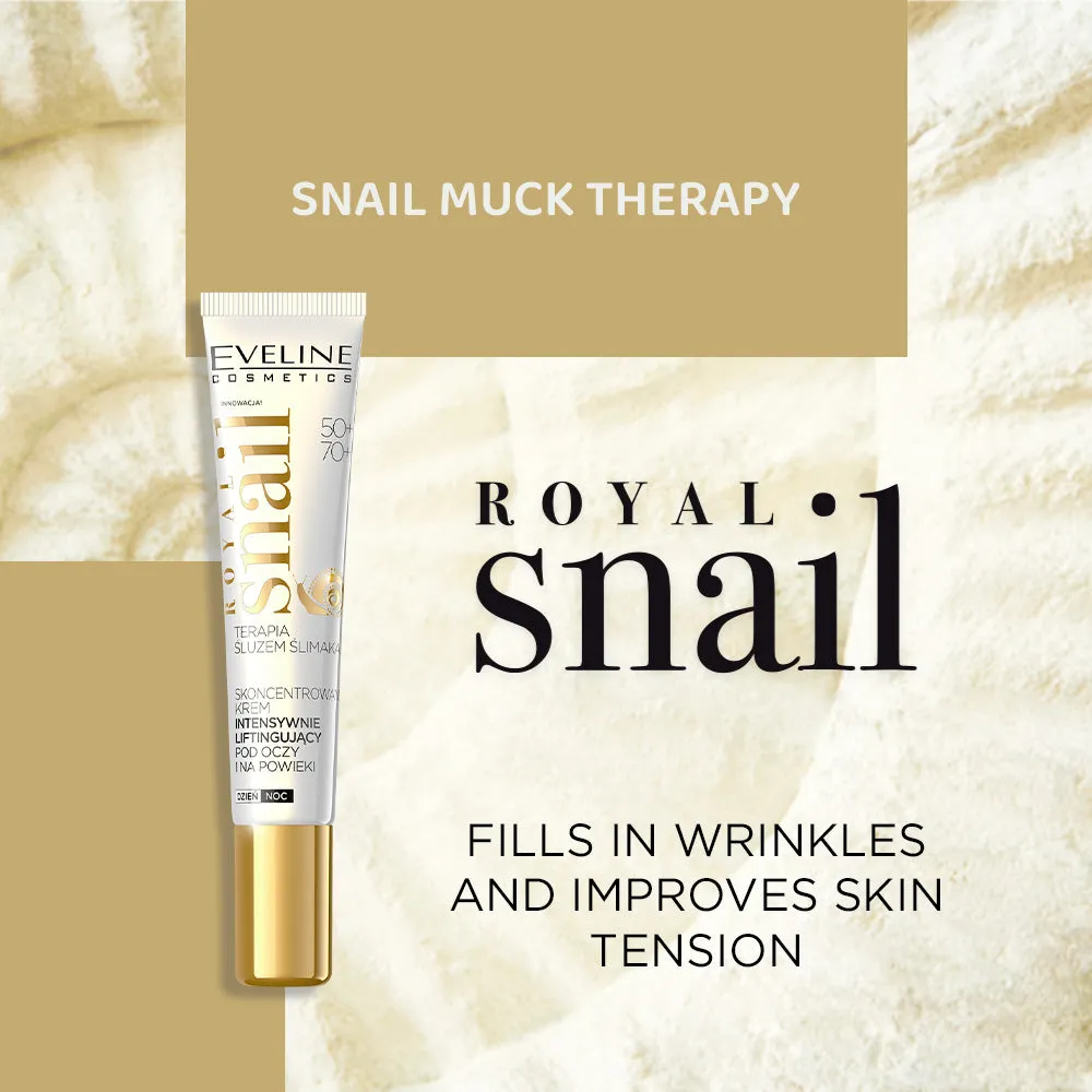 Eveline Cosmetics Royal Snail crème yeux liftante 50+ / 70+