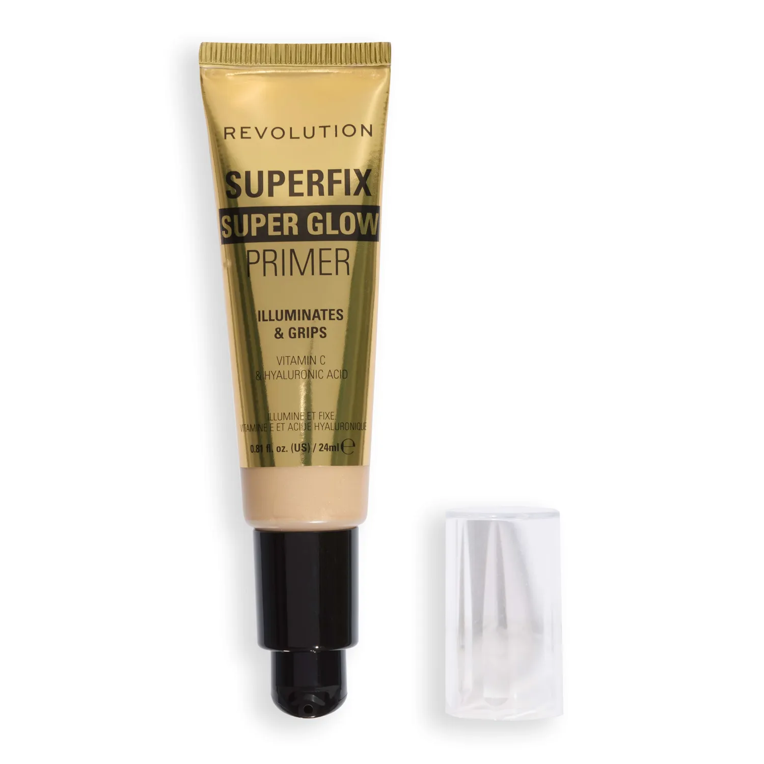 Revolution Superfix Super Glow Primer Gold base éclat