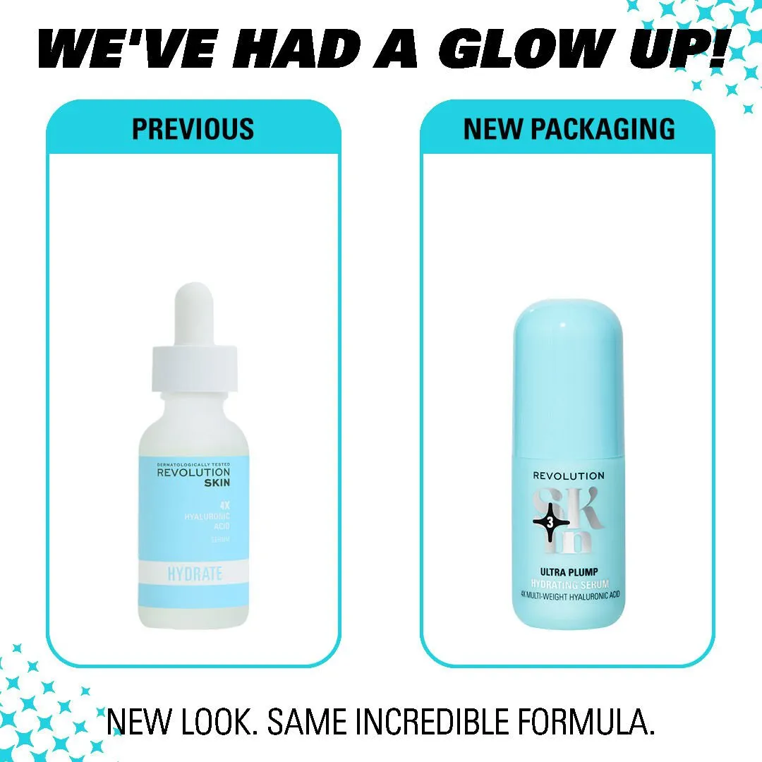 Revolution Skin Ultra Plump sérum acide hyaluronique hydratant