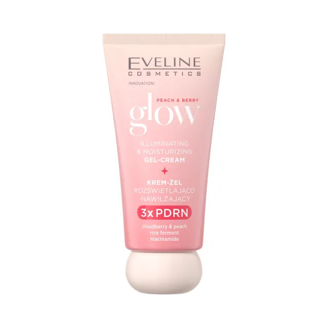 Eveline Peach & Berry Glow gel-crème éclat PDRN