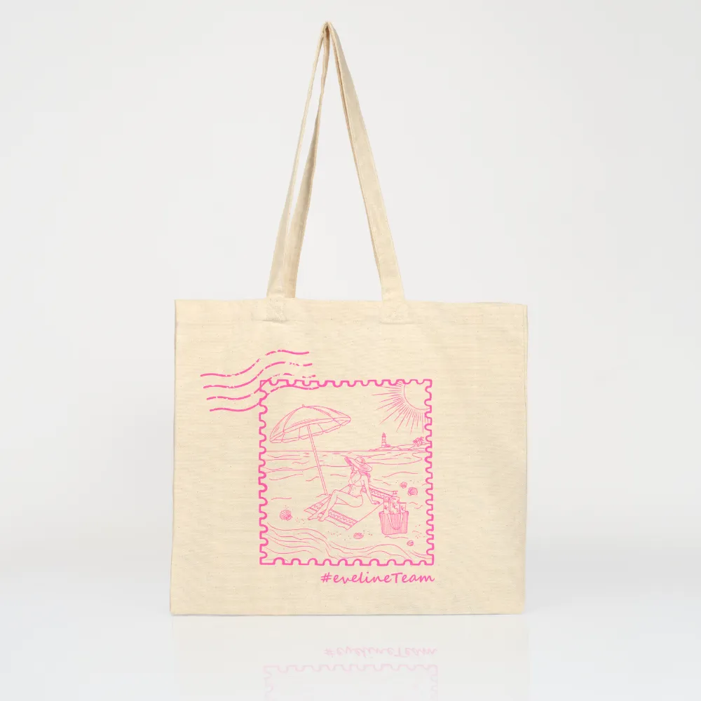 Eveline Cosmetics #evelineTeam tote bag sac shopper coton