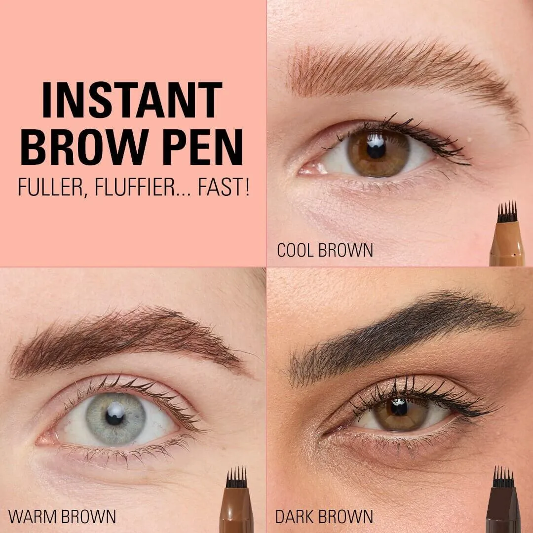 Revolution Instant Brow feutre sourcils Warm Brown poil à poil