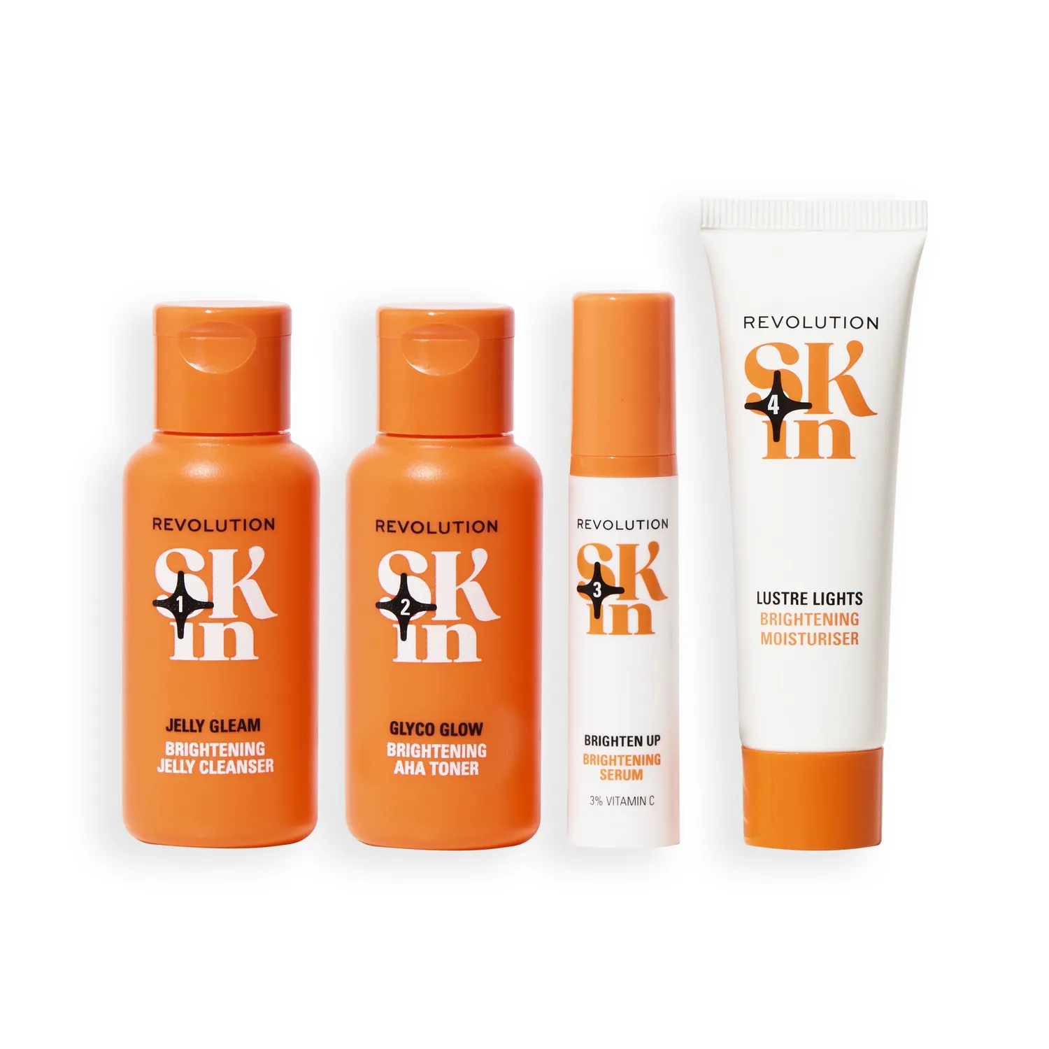 Revolution Skin Be Bright kit soin 4 étapes vitamine C