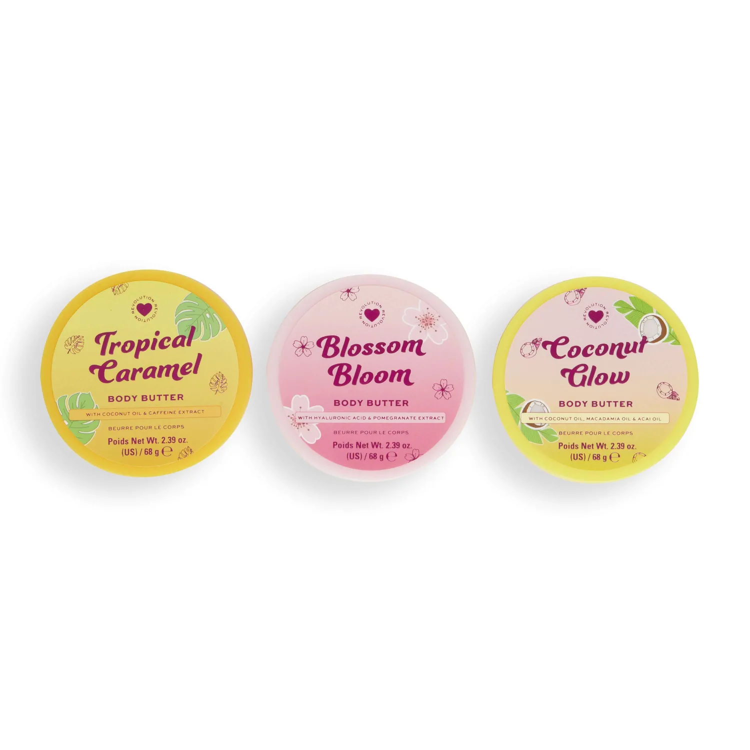 I Heart Revolution Tropical Trip trio crème corps parfumé