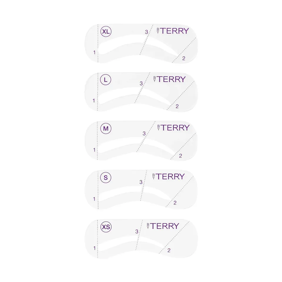 By Terry Tool-Expert pochoirs sourcils 5 formes réutilisables
