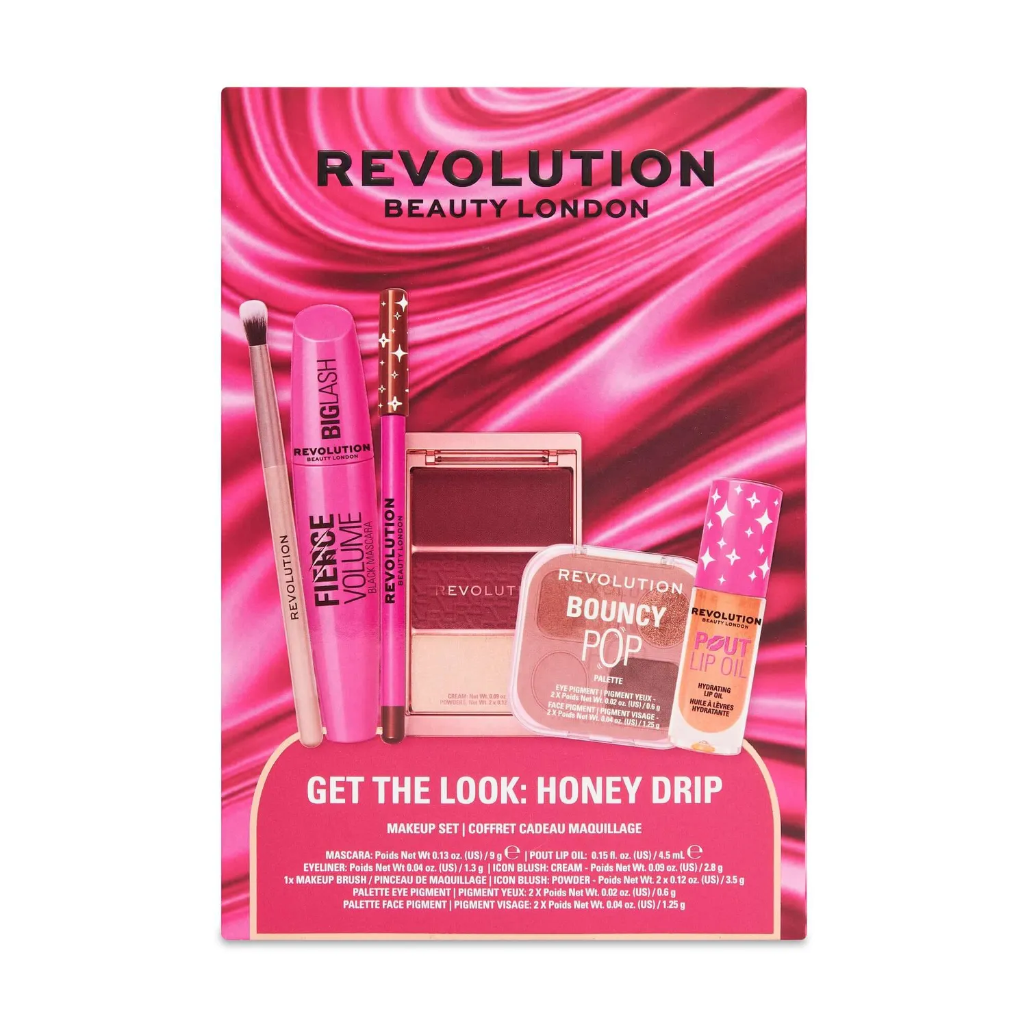 Revolution Get The Look Honey Drip coffret maquillage 6 pièces
