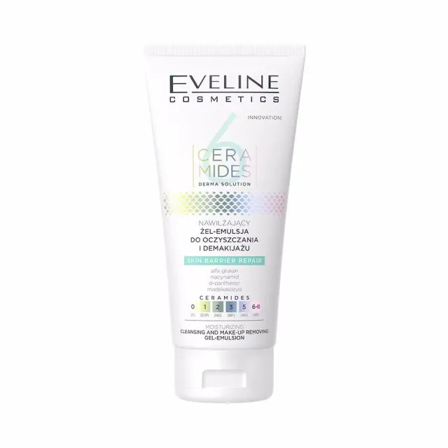 Eveline Cosmetics 6 Ceramides gel-émulsion nettoyante hydratante