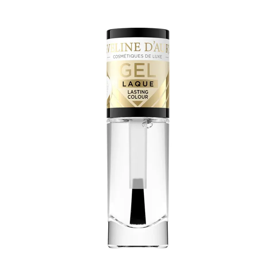 Eveline Cosmetics d'Aury vernis gel 01 transparent effet salon